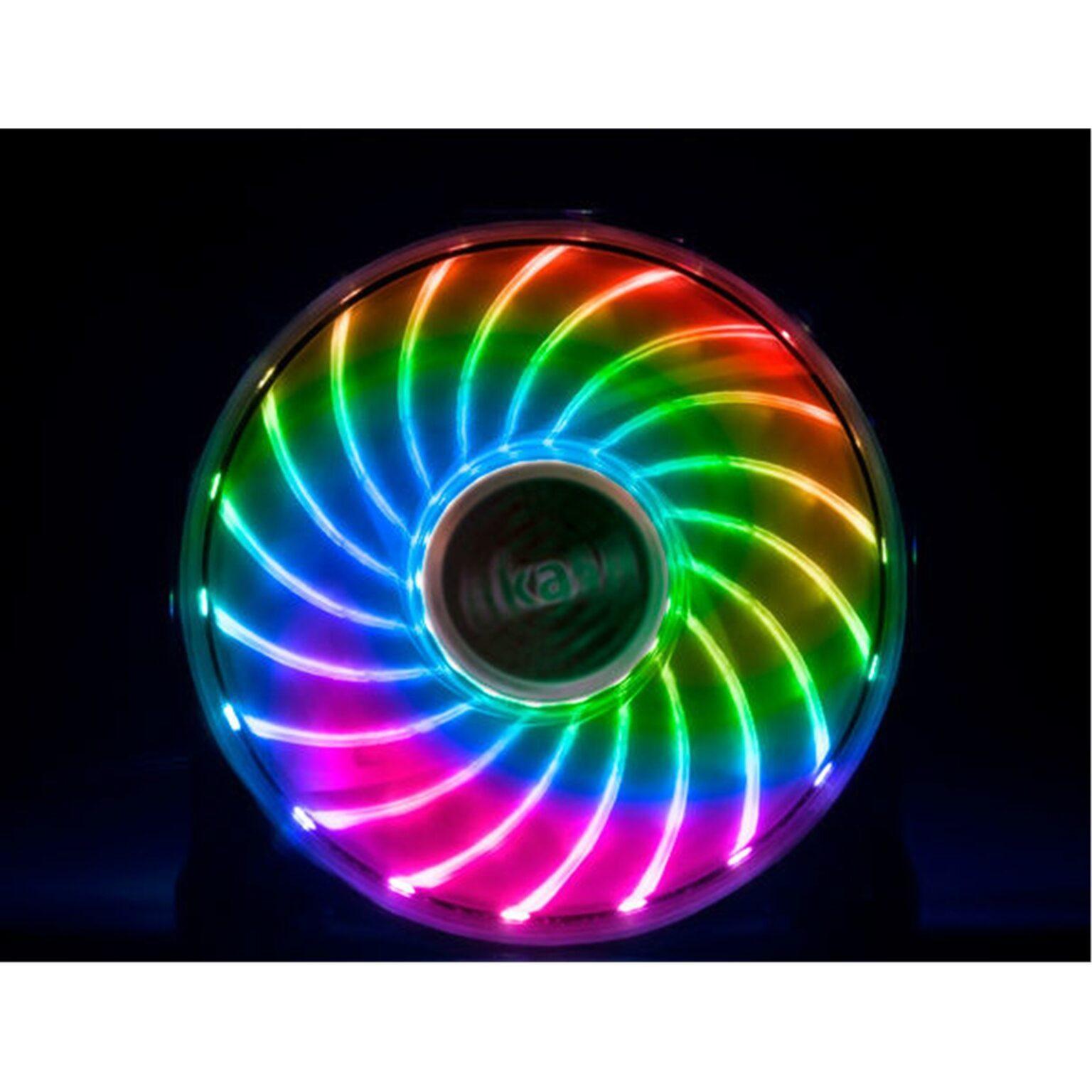 Akasa Vegas X7 120mm 1200RPM Ultra Quiet RGB LED Fan